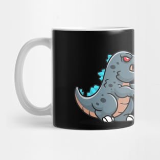 Cute Godzilla Fight Kong Cartoon Mug